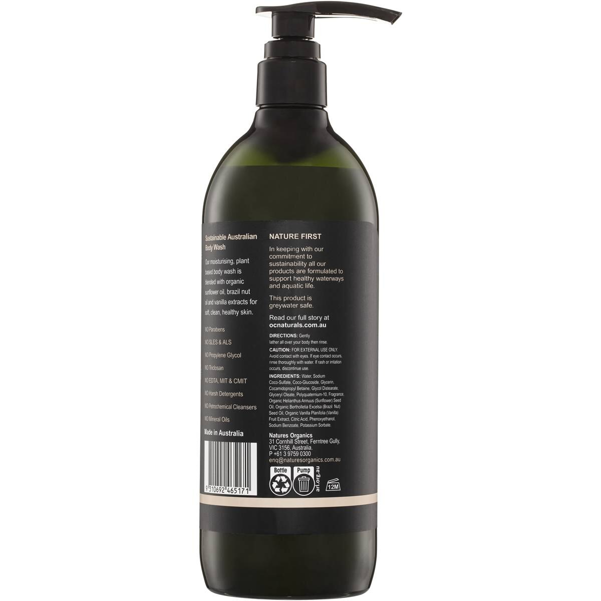 Organic Care Moisturising Vanilla Ylang Ylang Bodywash 725ml