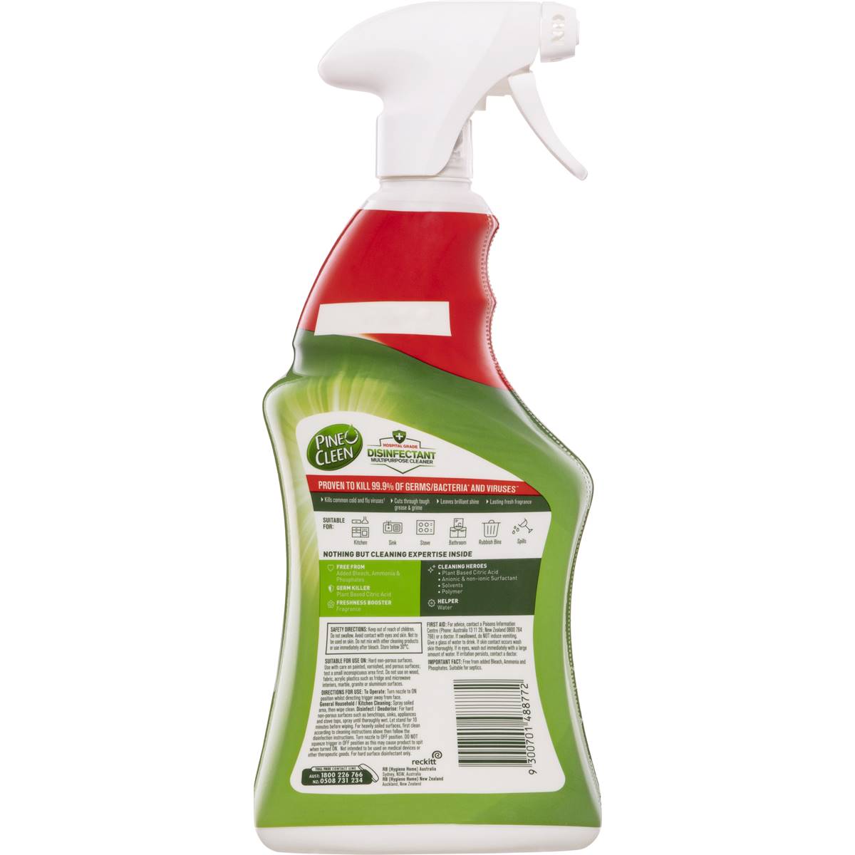 Pine O Cleen Disinfectant Multipurpose Cleaner Apple 750ml