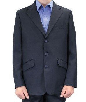 Blazer Navy Boys with Logo Size 12