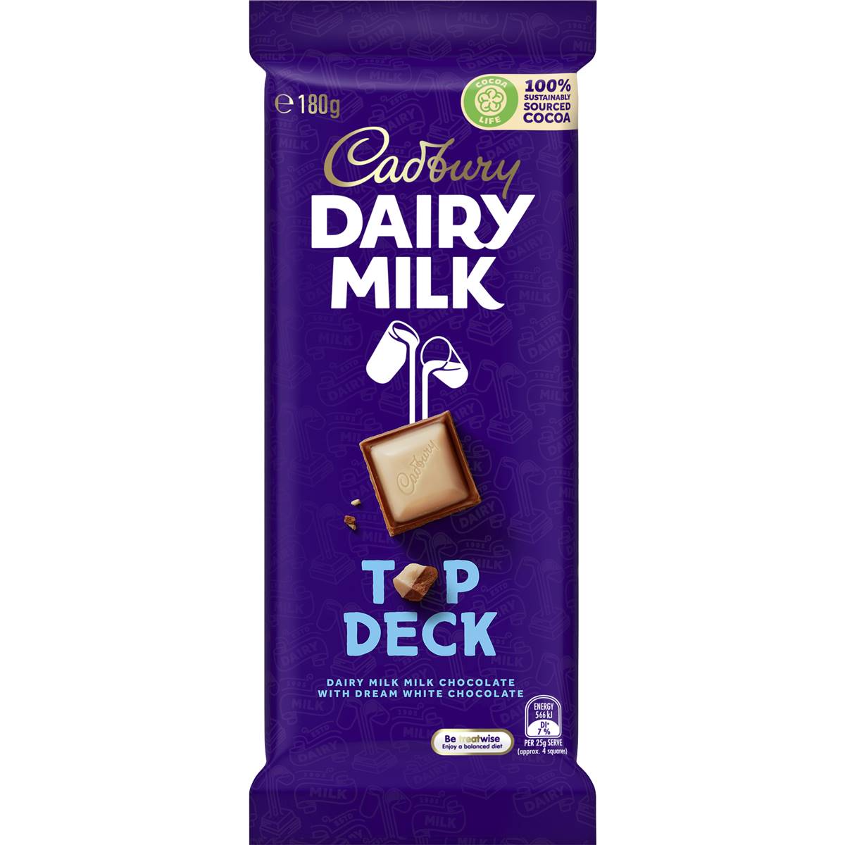 Cadbury Top Deck Chocolate 180g