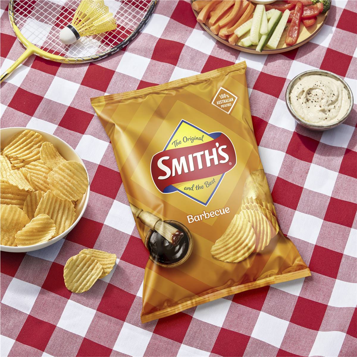 Smith's Chips Crinkle Cut BBQ Chips 170gm