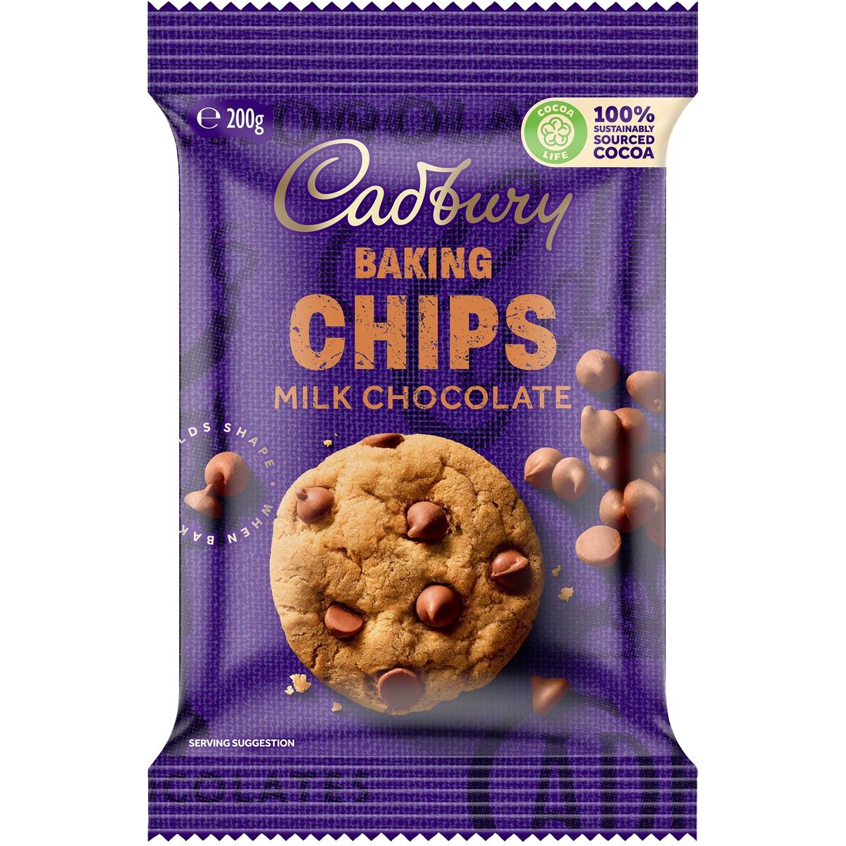 Cadbury Milk Chocolate Baking Chips 200g