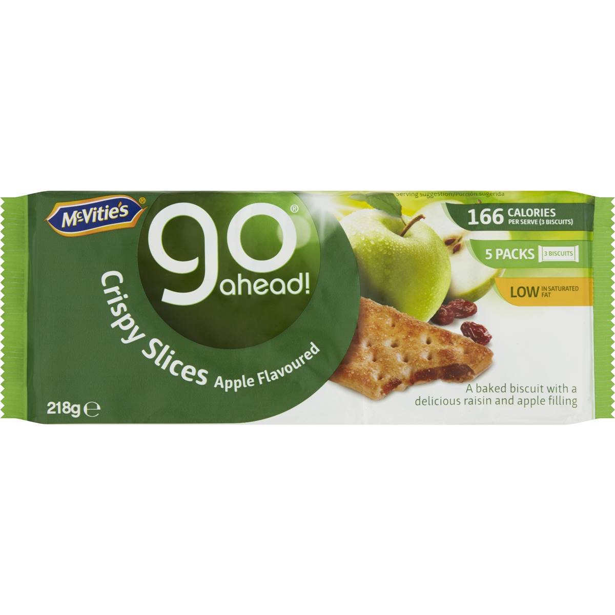McVitie's Go Ahead Crispy Slices Apple 174g