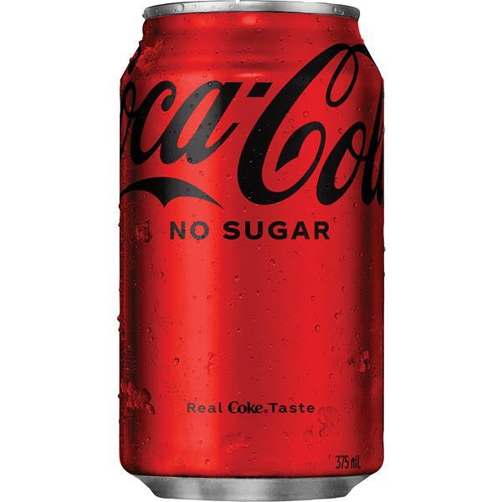 Coke Zero Sugar Soft Drink Can 375ml