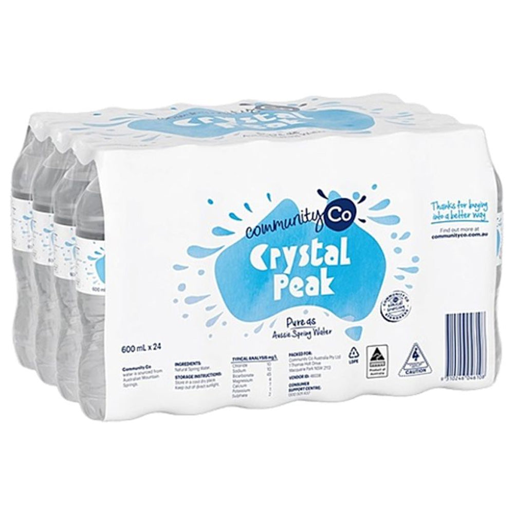 Community Co Spring Water 600ml 24 Pack