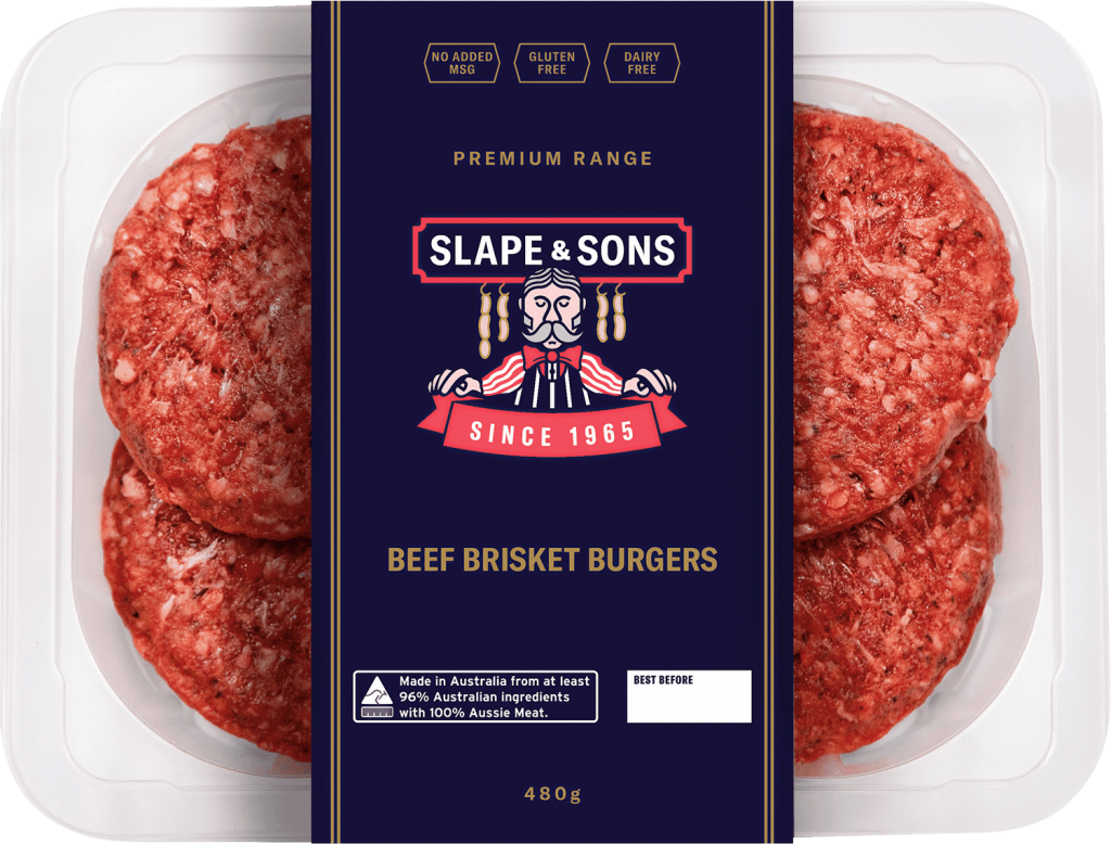 Beef Brisket Burgers 480g Tray