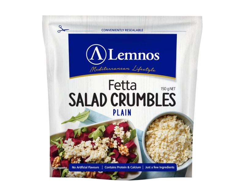 Lemnos Crumbled Fetta Pouch Traditional 150g