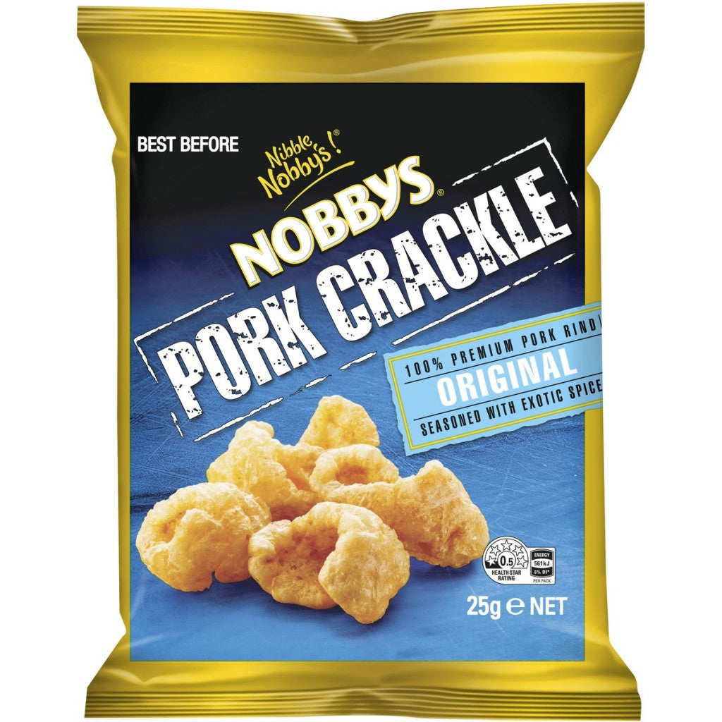Nobby's Pork Crackle Original 20g