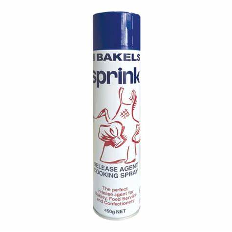 Bakels Sprink Release Agent Cooking Spray 450g