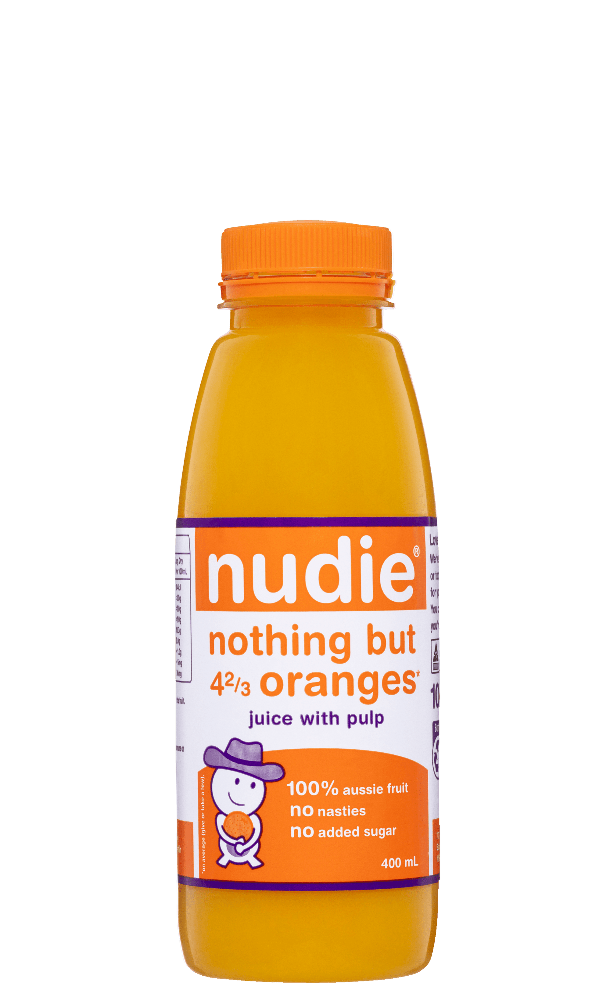 Nudie Nothing But Orange With Pulp 400ml
