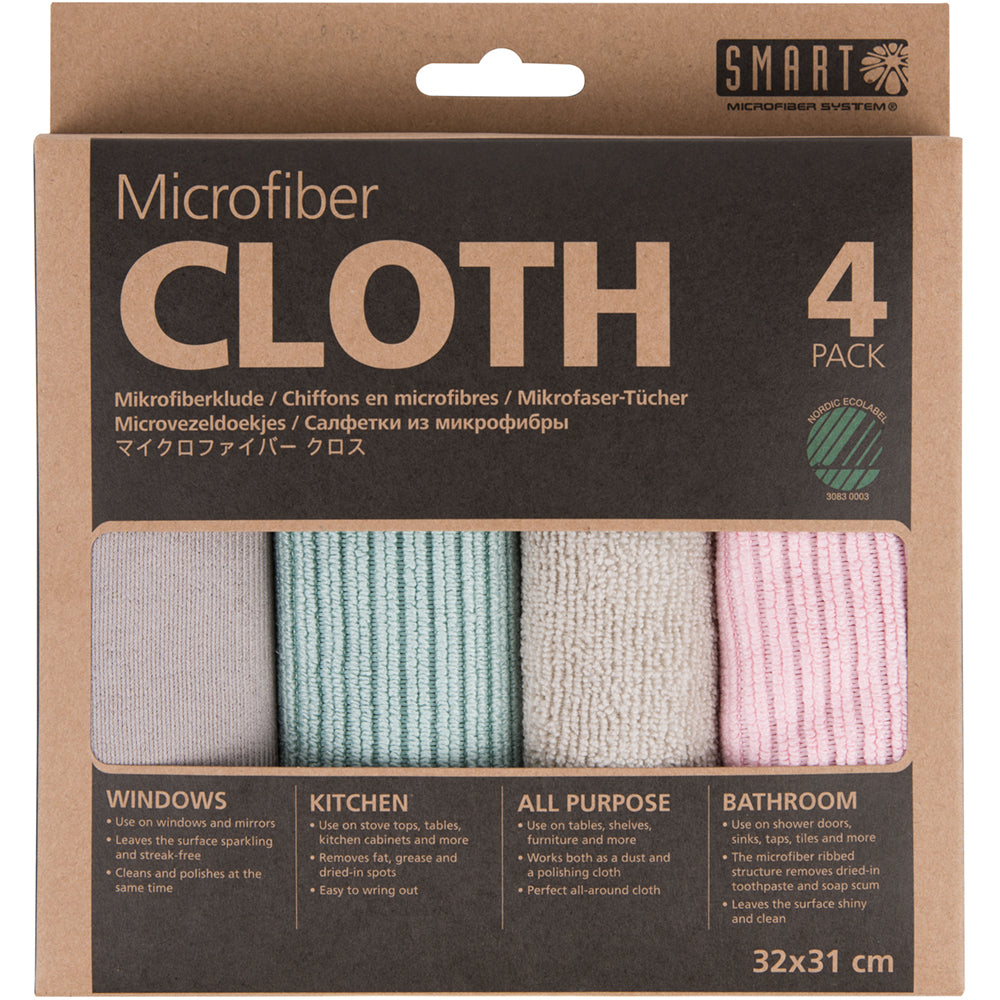 Microfibre Cloths 4 Pack