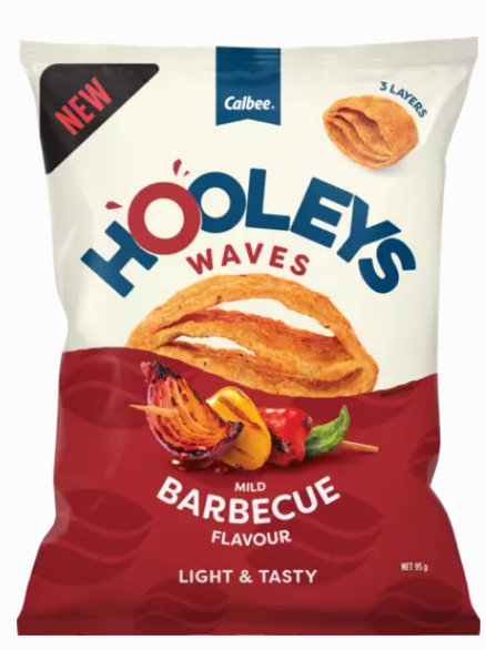 Hooley's Waves BBQ 95gram