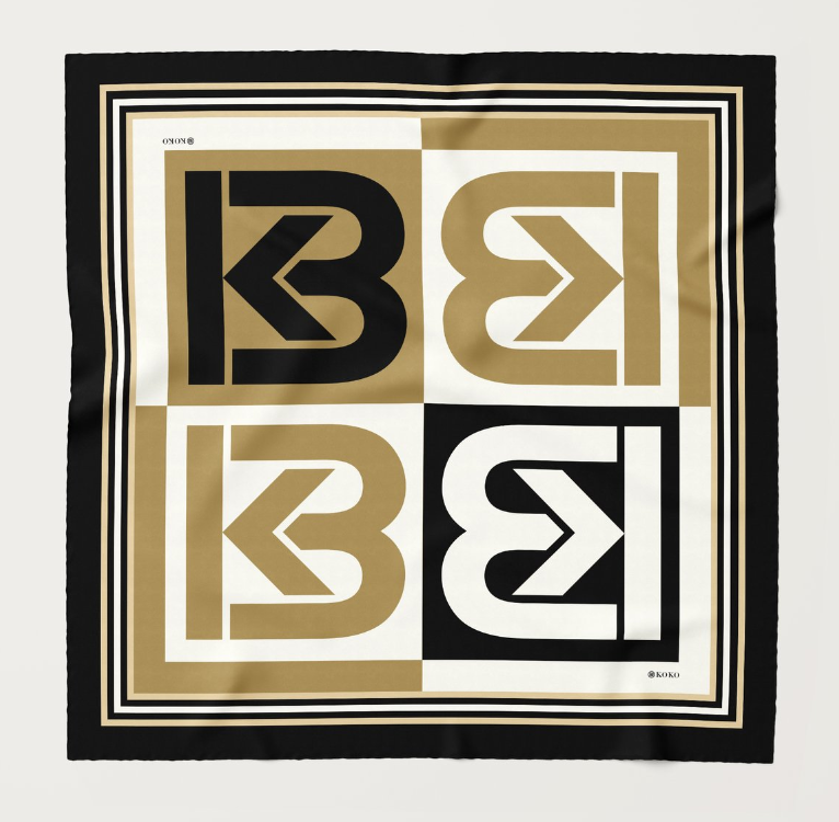 KOKO Quadrata Golden Headscarf