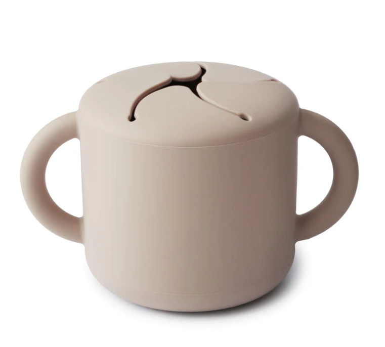 Mushie Snack Cup: Shifting Sand