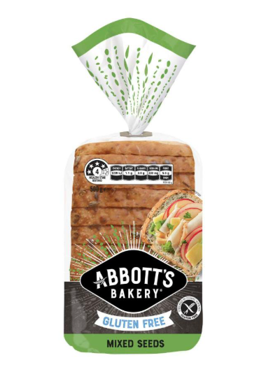 Abbott's Bakery Gluten Free Mixed Seeds Bread | 500g