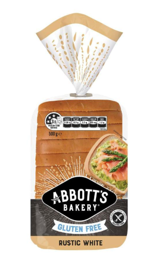 Abbott's Bakery Gluten Free Rustic White Bread | 500g