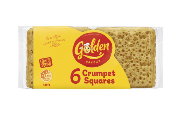 Golden Crumpet Square 6 pack | 425g