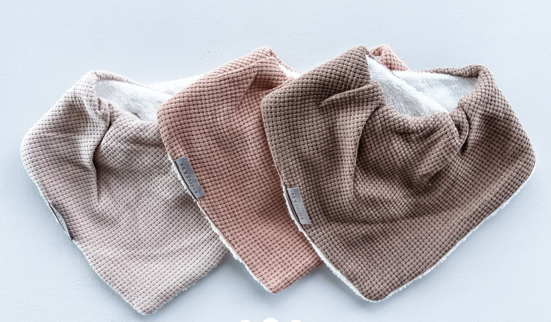 Bandana Bib Pack - Waffle Neutral