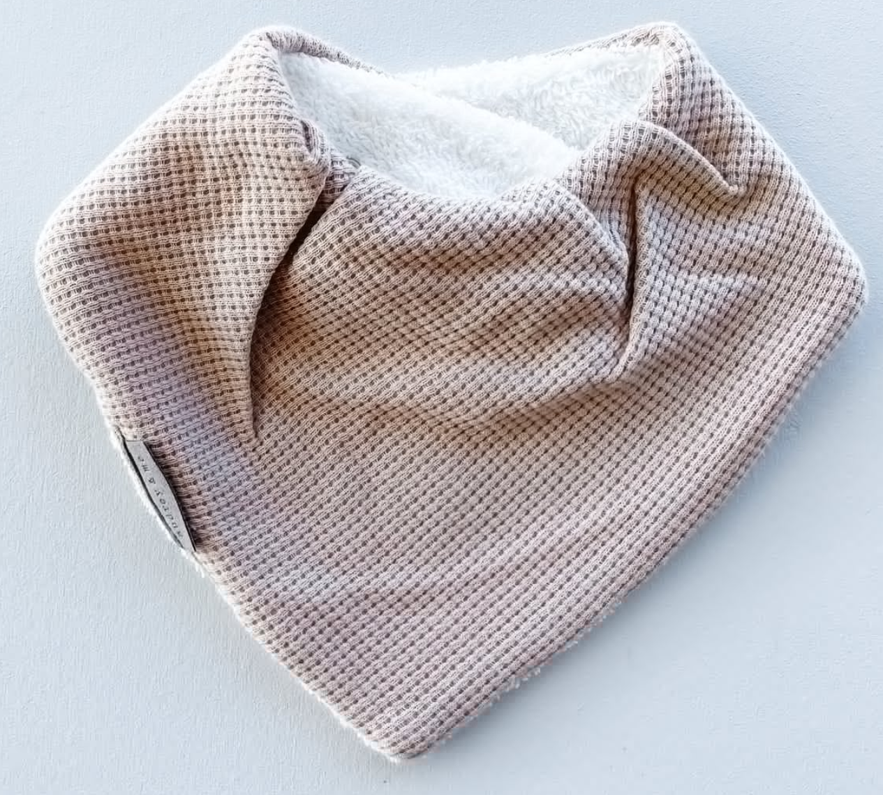 Bandana Bib - Sand Waffle