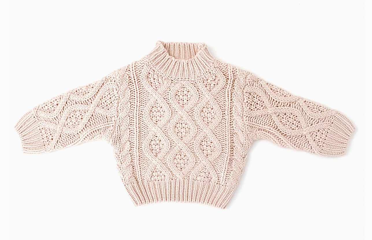 Shaun Knitted Jumper - Nougat 0