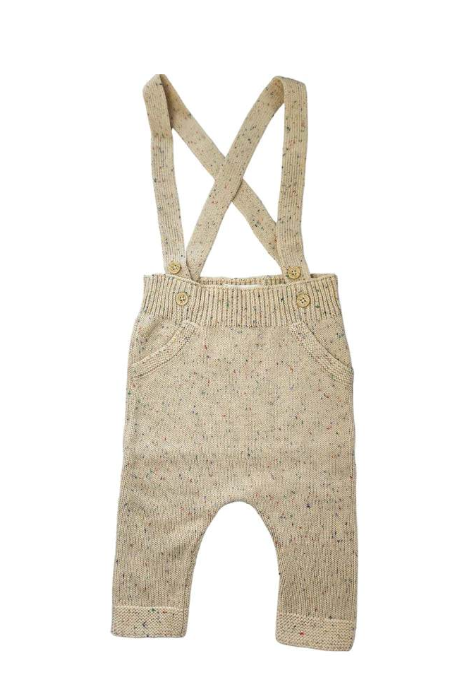 Ardito Baby Suspender Pants Speckled 12-18m