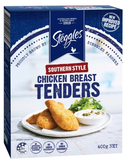 Steggles Southern Style Chicken Breast Tenders 400g