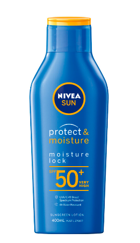 Nivea Sun SPF 50+ Protect & Moisture Sunscreen Lotion | 400mL