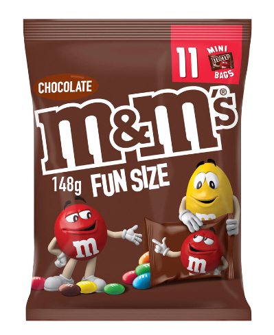 M & M's Medium Sharepack 11 Mini bags 148g