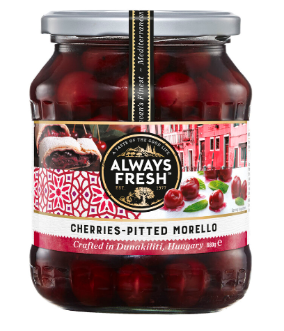 Always Fresh Morello Pitted Cherries 680g