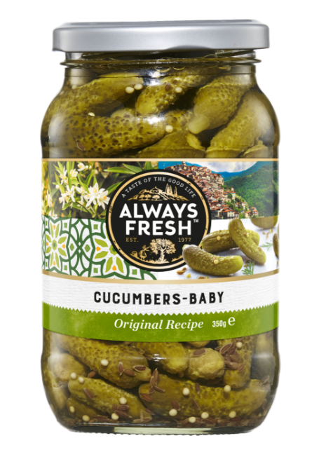 Always Fresh Baby Cucumbers 350g