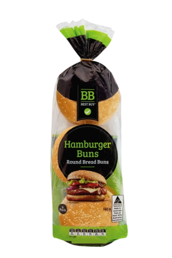 Best Buys Hamburger Roll 6 Pack