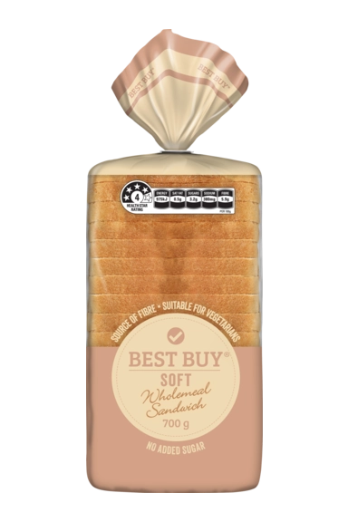 Best Buys Bread Soft Wholemeal | 700g
