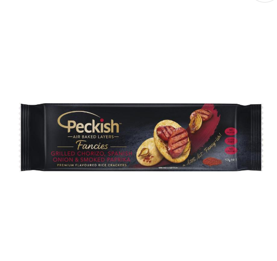 Peckish Fancies Grilled Chorizo, Onion & Paprika 90g