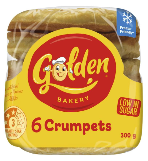 Golden Crumpet Rounds Original | 300g