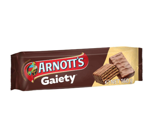 Arnott's Gaiety Chocolate Biscuits 160g