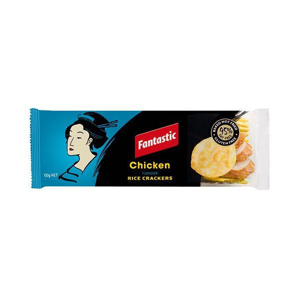 Fantastic Rice Crackers Chicken 100g