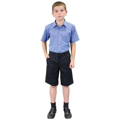 Shorts Junior Navy Elastic Back Size 16
