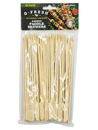 DNO GFresh 25cm Paddle Skewer 50pk