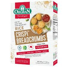 DNO Orgran All Purpose Rice Crispi Breadcrumbs 300g