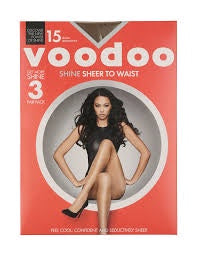 Voodoo Shine Sheer To Waist Jabou 3 Pack Tall