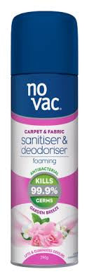 No Vac Sanitiser & Deodoriser Carpet Garden Breeze 290g