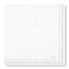 Manor Road Linen (Luxe White) Napkins - Dinner 20 Pack