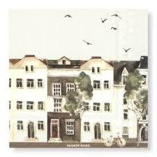 Manor Road City Life Napkins - Luncheon 20 Pack