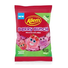 Allen's Berry Bunch Flavoured Soft Jellies 160g