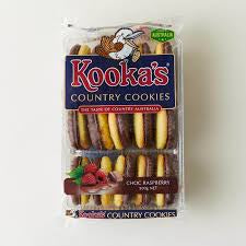 Kooka's Chocolate Raspberry Jam Cookies 500g