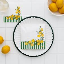Manor Road Limoncello Cocktail Serviettes