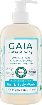 Gaia Natural Hair and Body Wash 500mL