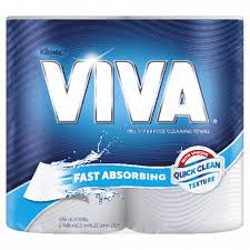 Viva Paper Towel Twin Pack White 60 sheet