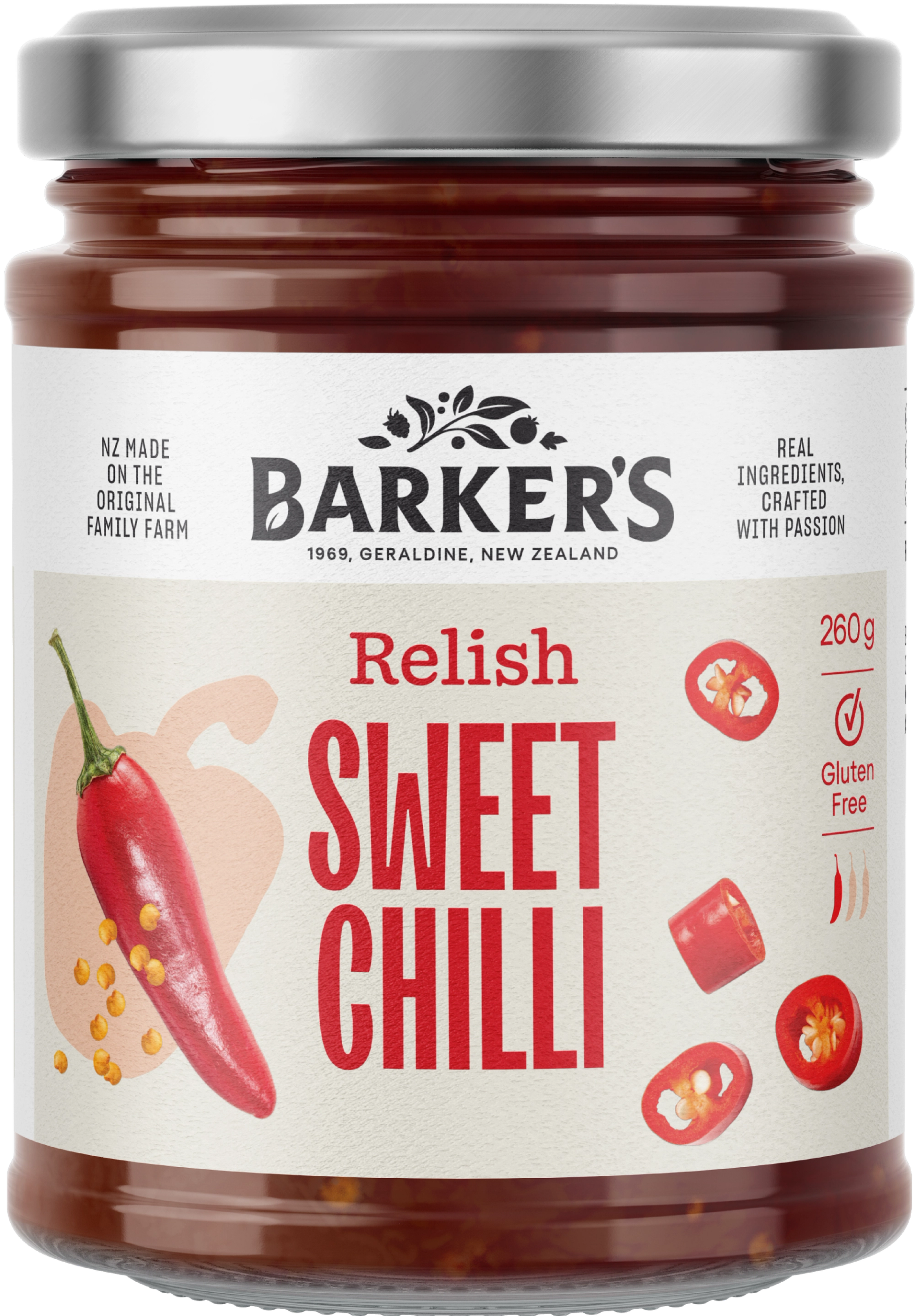 Barker's Sweet Chilli Relish 260g