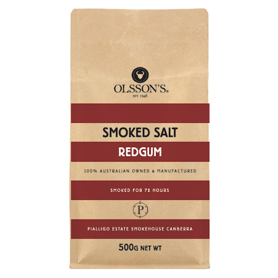 Olsson's Red Gum Smoked Salt 500g Bag